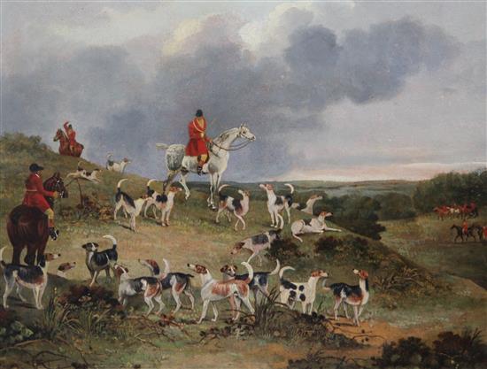 After Dean Wolstenholme the Elder (1757-1837) Hunting scenes, 10 x 13in.